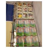 Binder of Baseball Trading Cards