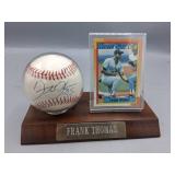 Signed Baseball Display