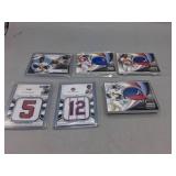 Six Topps Commemorative MLB Cards