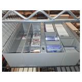 Sports Card Collection in Storage Case
