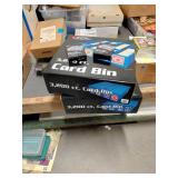 3200 ct Card Bin with Partitions
