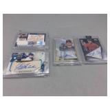 Four Signed Baseball Cards