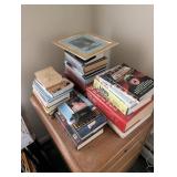 Books and Picture Frame Lot