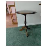 Wooden Tilt-Top Table, 19x15x24in