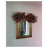 22x26in Mirror with Swag Design