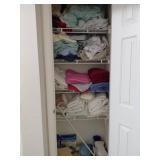 Linen Closet With Towels and More
