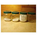 Golden Harvest Glass Canisters