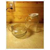 Glass Pitchers with Lids