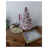 Ceramic Tree and Wall Decor Set