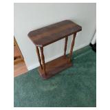 Two-Tier Wooden Console Table