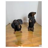 Danbury Mint and Sandicast Dachshunds