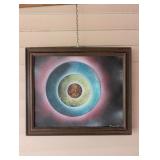 Framed Abstract Painting