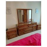 Bedroom Set with Press Board & Plastic