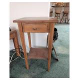 Wooden Side Table with Drawer