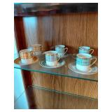 6 Royal Crown Tea Cups
