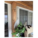 White Wooden Hanging Plant Holder