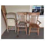 Folding and Wooden Chairs