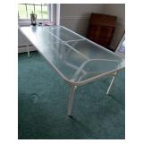 Glass Outdoor Patio Table
