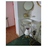 Victorian-Style Washstand with Mirror