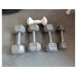 Dumbbells with Varying Weights