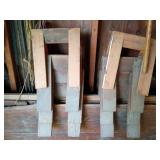 Wooden Sawhorses