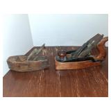 Two Vintage Wood Hand Planes