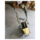 Vintage Golf Clubs with Carry Cart