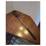 Hand-Carved Wooden Walking Stick