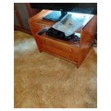 Wooden TV Stand With Drawers