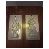 Metal Cookie Molds with Historic Design