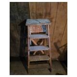 Wooden Folding Step Ladder