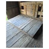 6ft by 3ft Homemade Wooden Sled