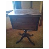 Wooden Pedestal Sewing Cabinet