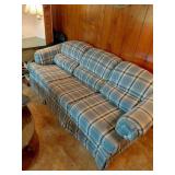 84in Kroehler Plaid Sofa