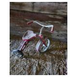 Red Metal Vintage Tricycle