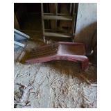 Red Metal Vehicle Ramps