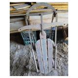 Traditional Wooden Snow Sled