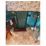 Card Table and 4 Folding Chairs