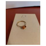 10K Gold Ring with Broken Stone