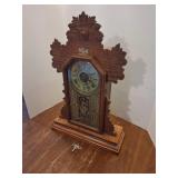 E. Ingraham Co. Violet Mantel Clock
