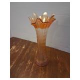 Iridescent Glass Bud Vase