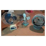 Three Vintage Fans
