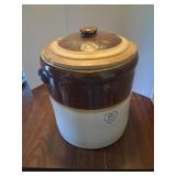 5-Gallon Heart Stoneware Crock