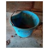 Blue Plastic Utility Bucket
