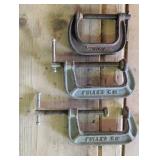 Steel C-Clamps Set