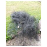 Pile of Black Mesh Netting