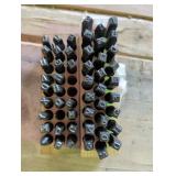 Metal Stamp Sets in Wooden Holders
