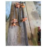 Bar Clamps with Cast Iron Heads