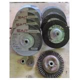Grinding and Wire Brush Attachment Lot