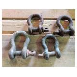 4 Steel Shackles